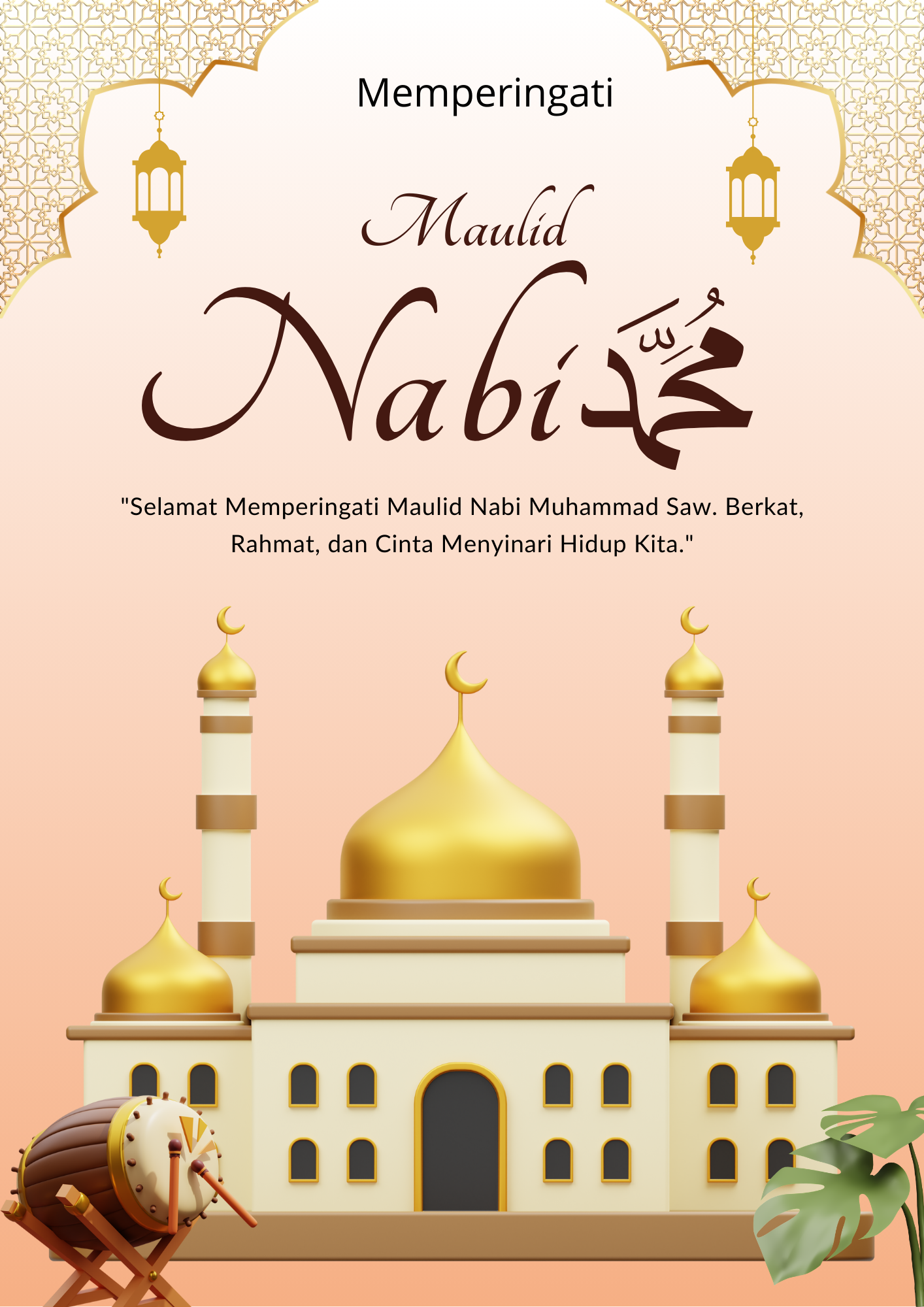 Memperingati Maulid Nabi Muhammad SAW